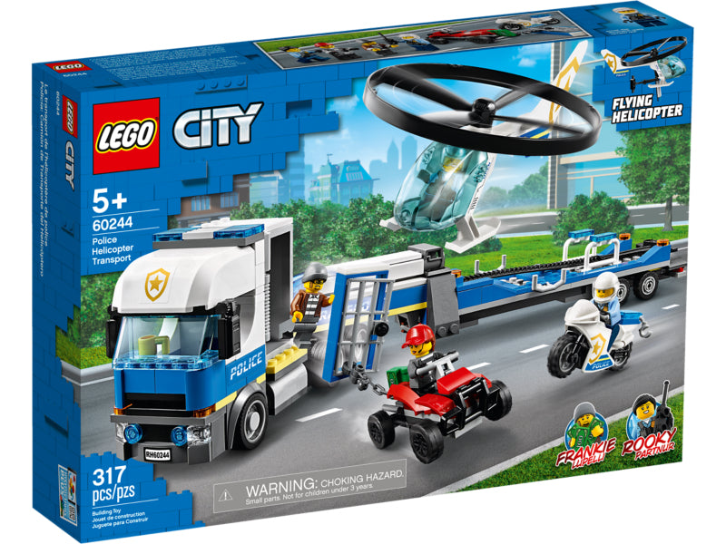 LEGO City 60244Â Police Helicopter Transport